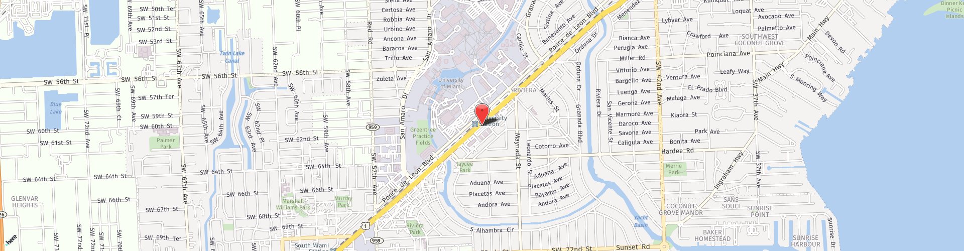 Location Map: 1230 South Dixie Highway Miami, FL 33146
