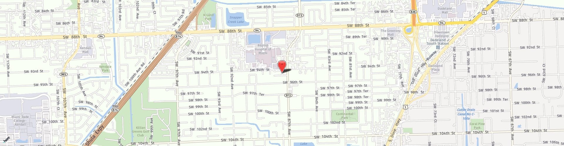 Location Map: 9408 SW 87th Avenue Miami, FL 33176