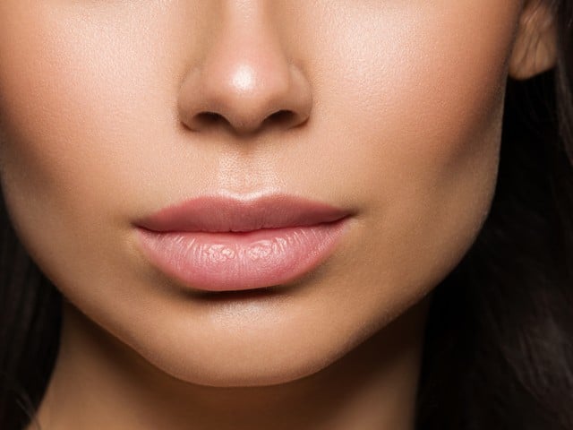 Lips woman natural makeup lip