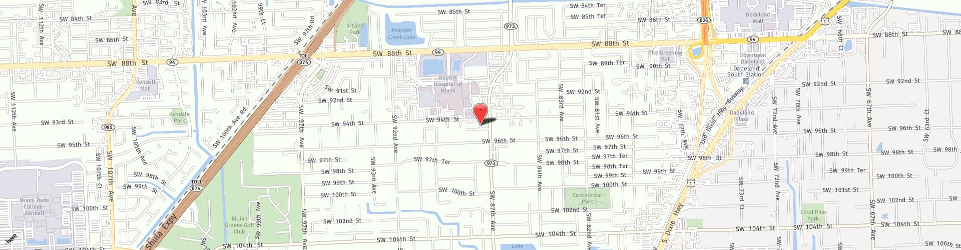 Location Map: 9408 SW 87th Avenue Miami, FL 33176